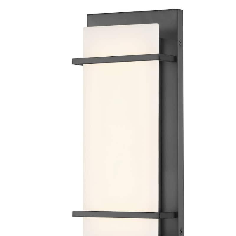 Minka Lavery 431-L Tarnos 16" Tall LED Wall Sconce with White Faux