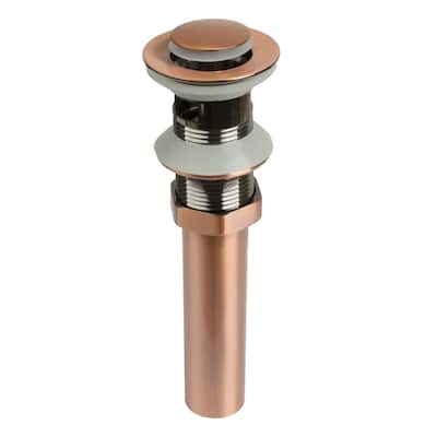 Pop-up Bathroom Sink Drain With Overflow