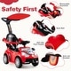 preview thumbnail 8 of 28, Gymax 3-in-1 Sliding Walker w/ Adjustable Canopy Horn Music & Light