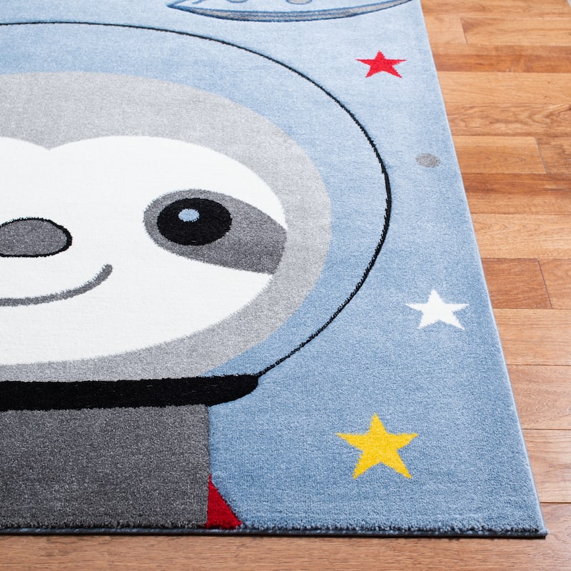 SAFAVIEH Carousel Kids Tatieana Sloth Astronaut Rug
