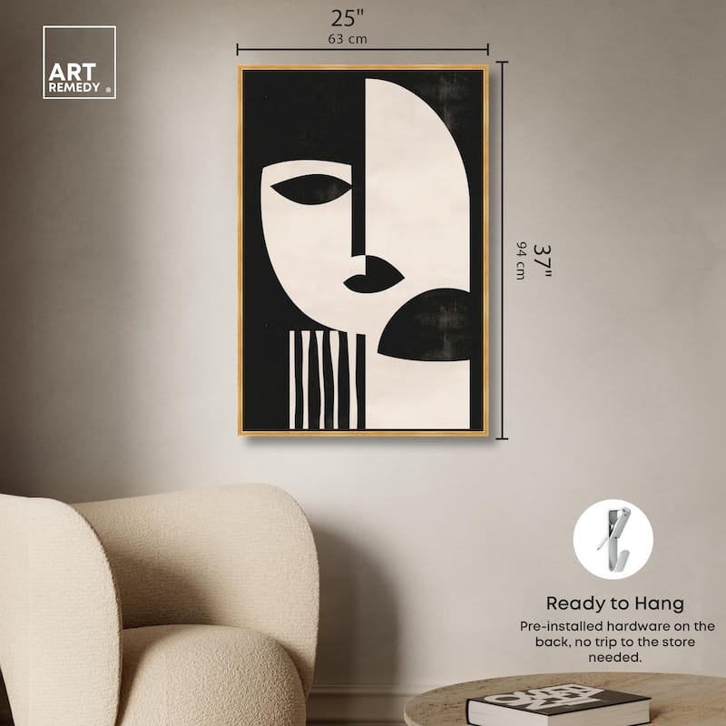 The Mask III Canvas by Art Remedy