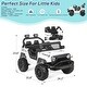 preview thumbnail 13 of 29, EROMMY Motorized Kids Ride on Jeep Car, 12V 4.5AH Battery Powered Electric Vehicle with 2.4G Remote Control, Light and Music