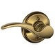 preview thumbnail 4 of 5, Schlage St. Annes Left Handed Non-Turning One-Sided Dummy Door Lever Antique Brass