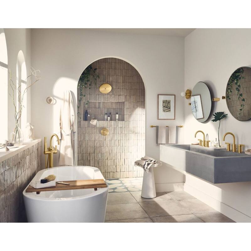 Moen TV6222 Cia 1.2 GPM Widespread Bathroom Faucet with Pop-Up Drain