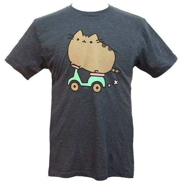 pusheen cat on scooter