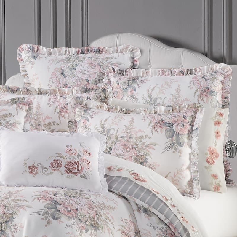 Royal Court Estelle Blush Euro Sham - Blush - Euro Square