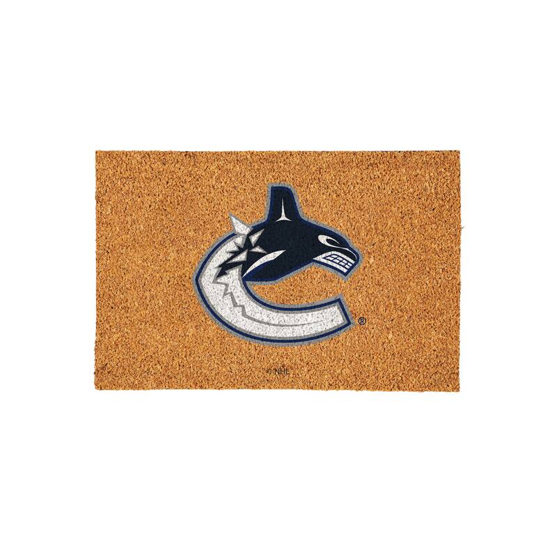Vancouver Canucks Full Color Indoor/Outdoor Coir Mat