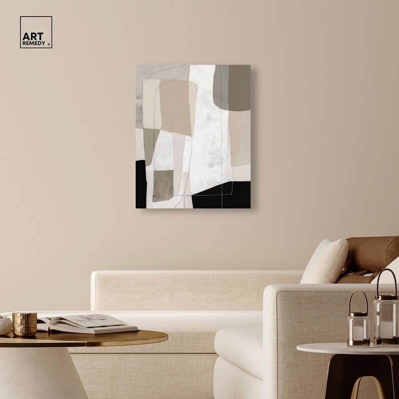 Neutral Forms II Canvas by Art Remedy, Gallery Wrapped