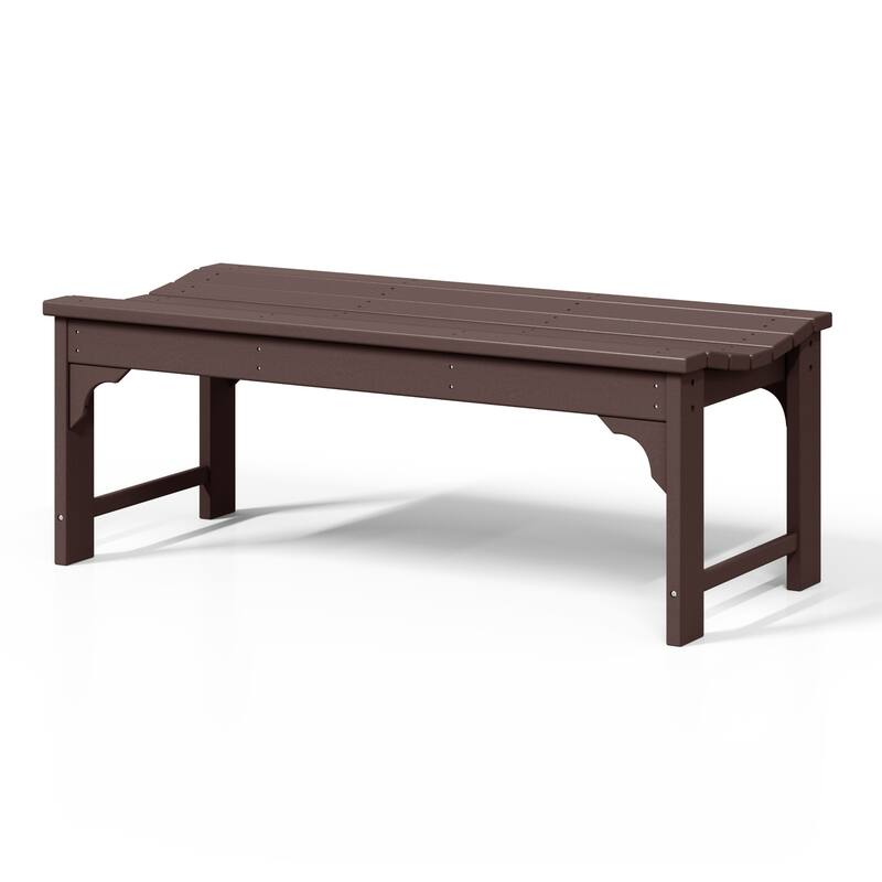 Polytrends Laguna Hdpe All Weather Outdoor Patio 48" Bench
