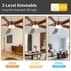 preview thumbnail 177 of 189, Sofucor 42"/48"/ 52"/60"Noiseless Walnut Wood Ceiling Fan with Remote Control, Integrated Light Optional
