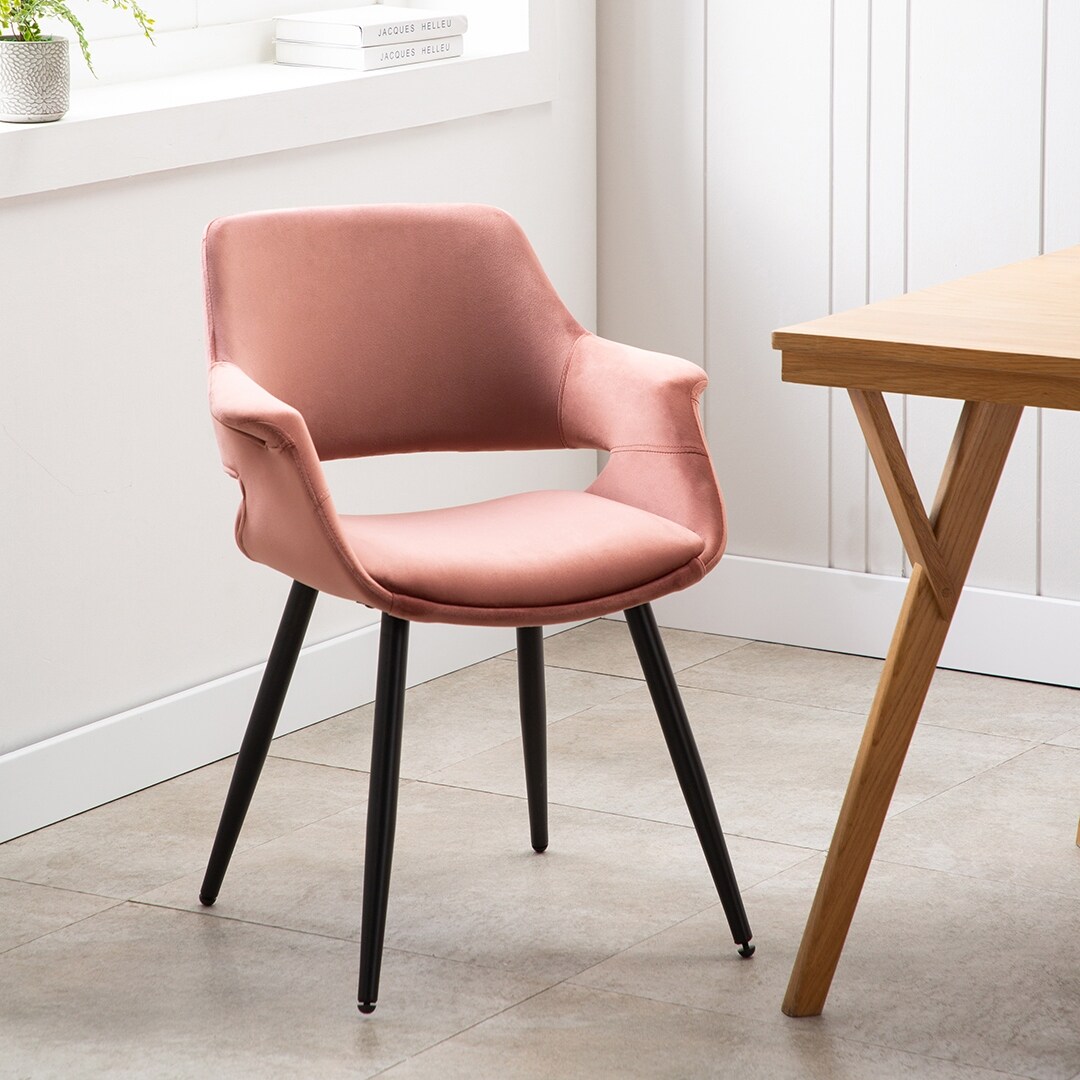 Porthos Home Fulco Velvet Mid century Dining Chair On Sale Bed