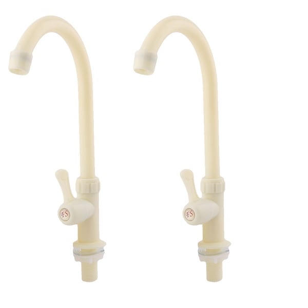 Plastic tap for shop washbasin