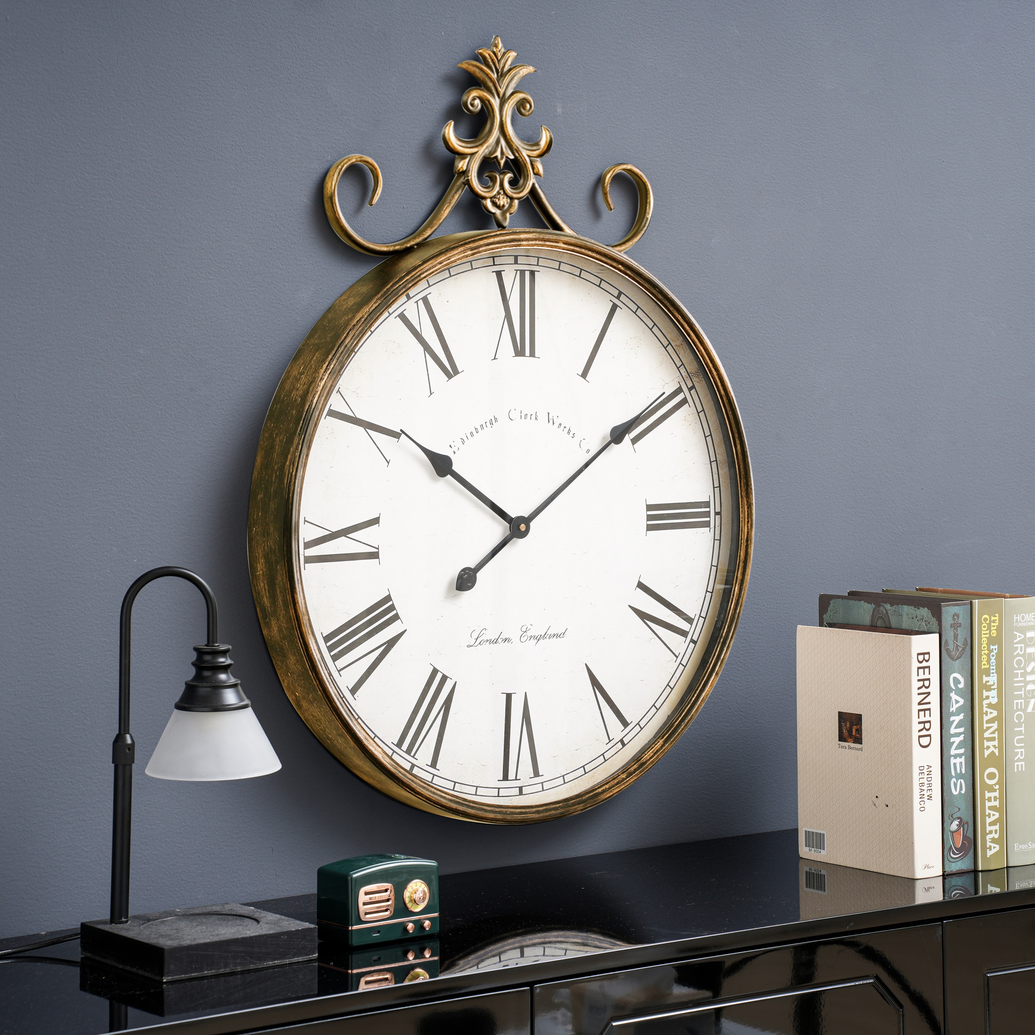 インテリア小物 antique wall clock