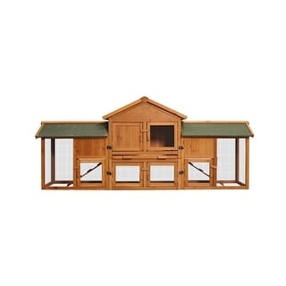 2 Tier Waterproof Roof Pet Supplies Cottage Poultry Pen Enclosure