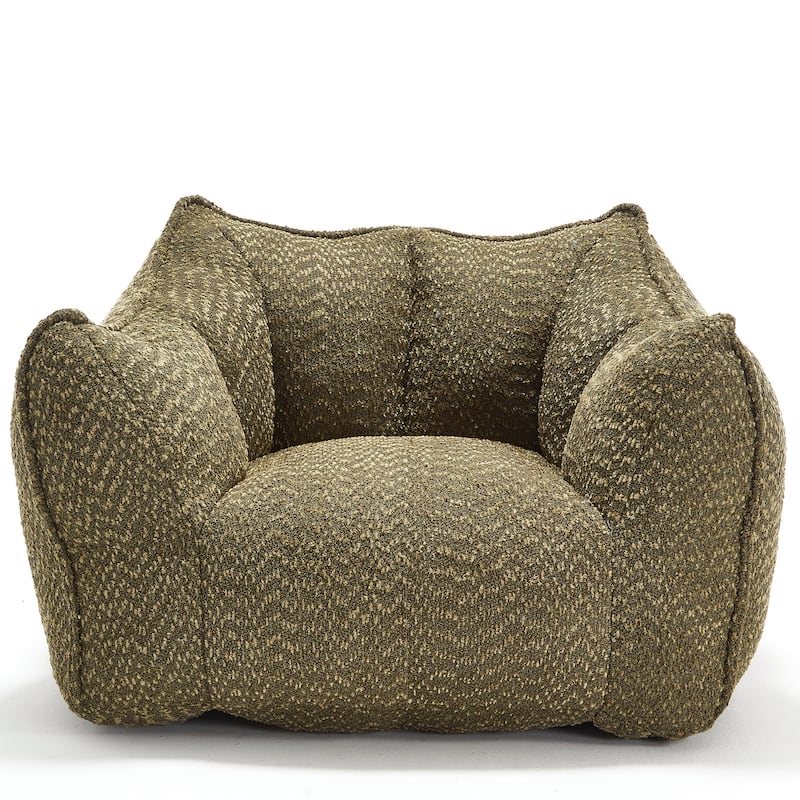 Sofa Chairs with Highly Resilient Foam for Living Rooms and Bedrooms, Comfortable Square Sofas, Bean Bag Chairs for Adults