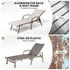 preview thumbnail 4 of 72, Outdoor Patio Lounger Aluminum Adjustable Chaise Lounge Chairs with Arms (Set of 2/4) - See Picture