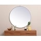 preview thumbnail 5 of 9, Elegant Lighting Eternity 45" Diameter Circular Beveled Metal Framed