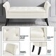 preview thumbnail 13 of 26, Yaheetech Modern Fabric Tufted Storage Bench with Cushioned Ottoman