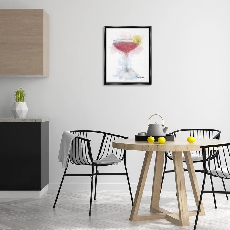 Stupell Soft Faded Cosmopolitan Framed Floater Canvas Wall Art Design By Matthew Piotrowicz