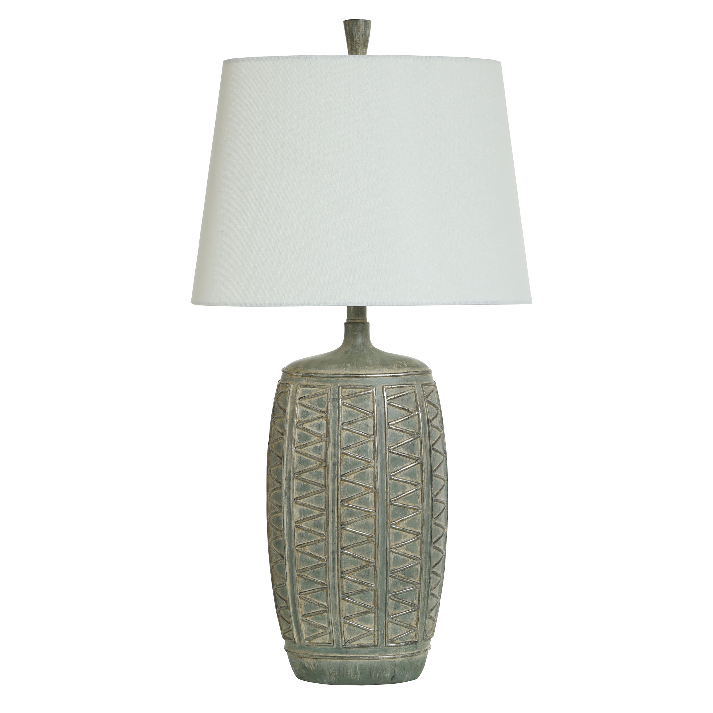 StyleCraft Harvey - Traditional Table Lamp - Bellevue - Off-White Shade