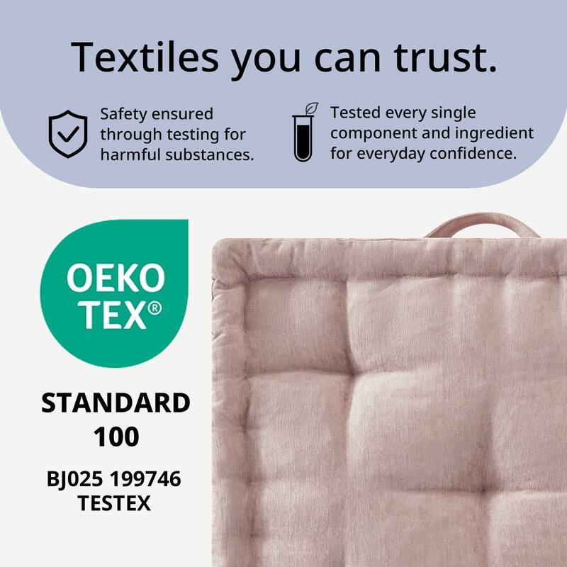 Intelligent Design Azza Poly Chenille Square Floor Pillow Cushion