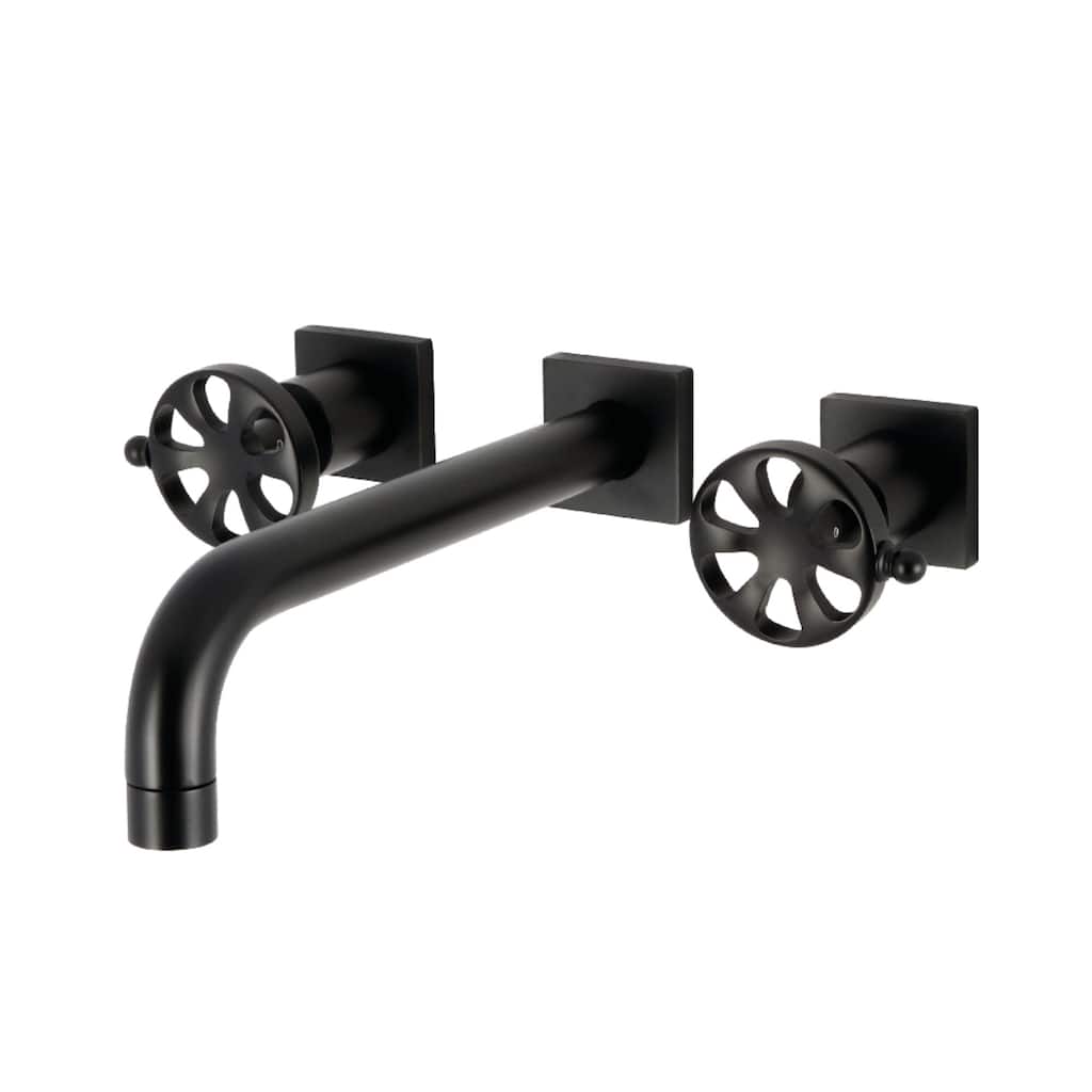 Kingston Brass Belknap Two-Handle 3-Hole Wall Mount Roman Tub Faucet
