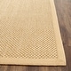 preview thumbnail 2 of 13, SAFAVIEH Natural Fiber Jenney Sisal Border Rug
