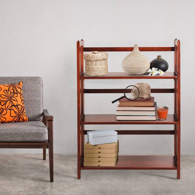 Porch & Den Edgemont Folding Stackable 27.5-inch Bookcase