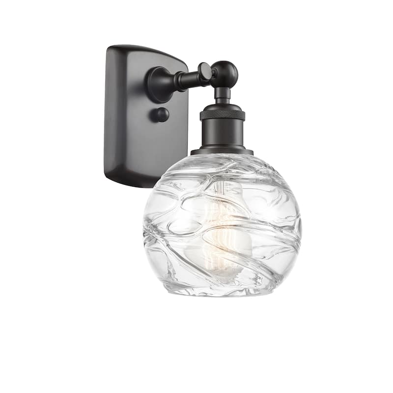 Innovations Lighting Athens Deco Swirl - 1 Light 6" Sconce - Oil Rubbed Bronze
