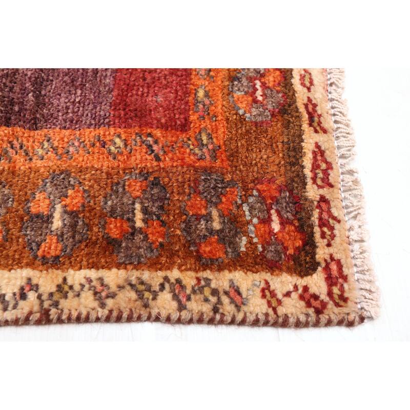 ECARPETGALLERY Hand-knotted Melis Vintage Copper Wool Rug - 4'7 x 8'6