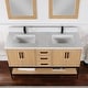 preview thumbnail 47 of 143, Altair Wildy Bathroom Vanity with White Composite Stone Top without Mirror