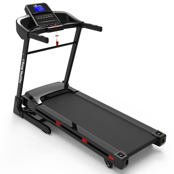 Foldable 3.5HP Electric Treadmill with Dual Running Platforms Pulse ...