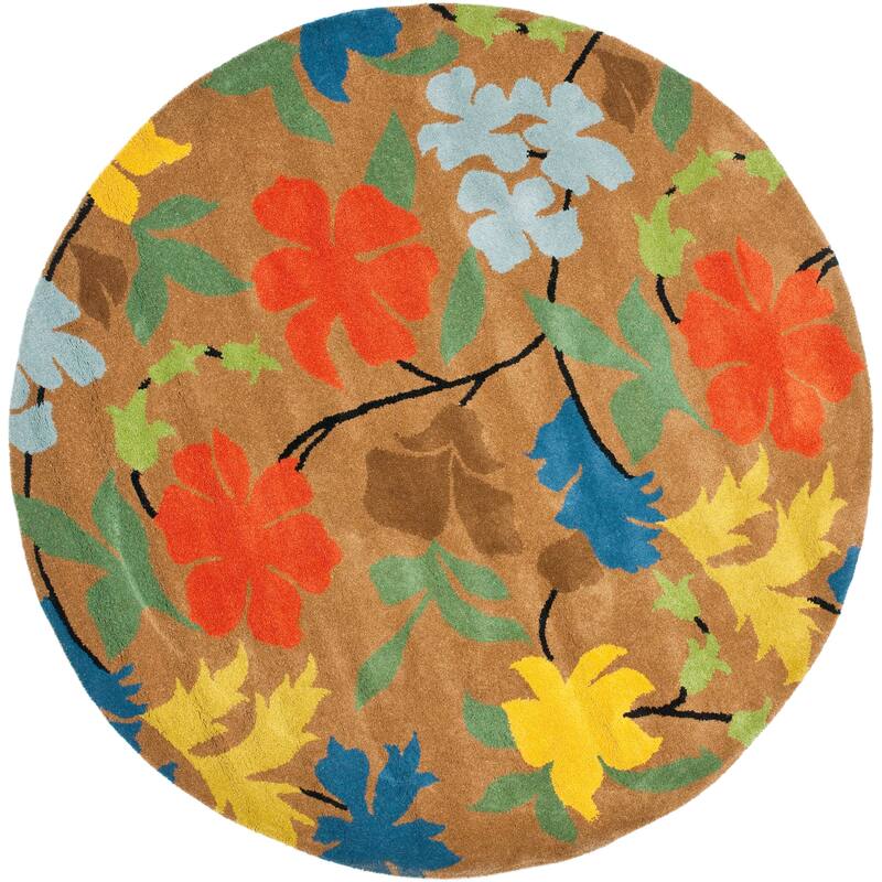 SAFAVIEH Handmade Soho Maegan Floral N.Z. Wool Rug