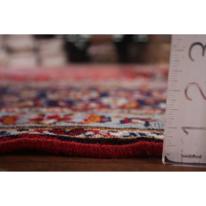 Traditional Kashan Turkish Area Rug Living Room Machine Made Carpet - 9'9" x 12'7"