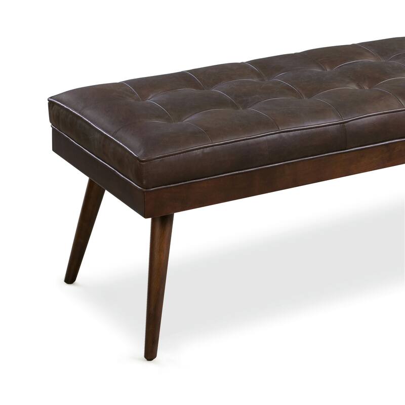 Poly & Bark Luca Bench - Full Grain Genuine Italian Leather