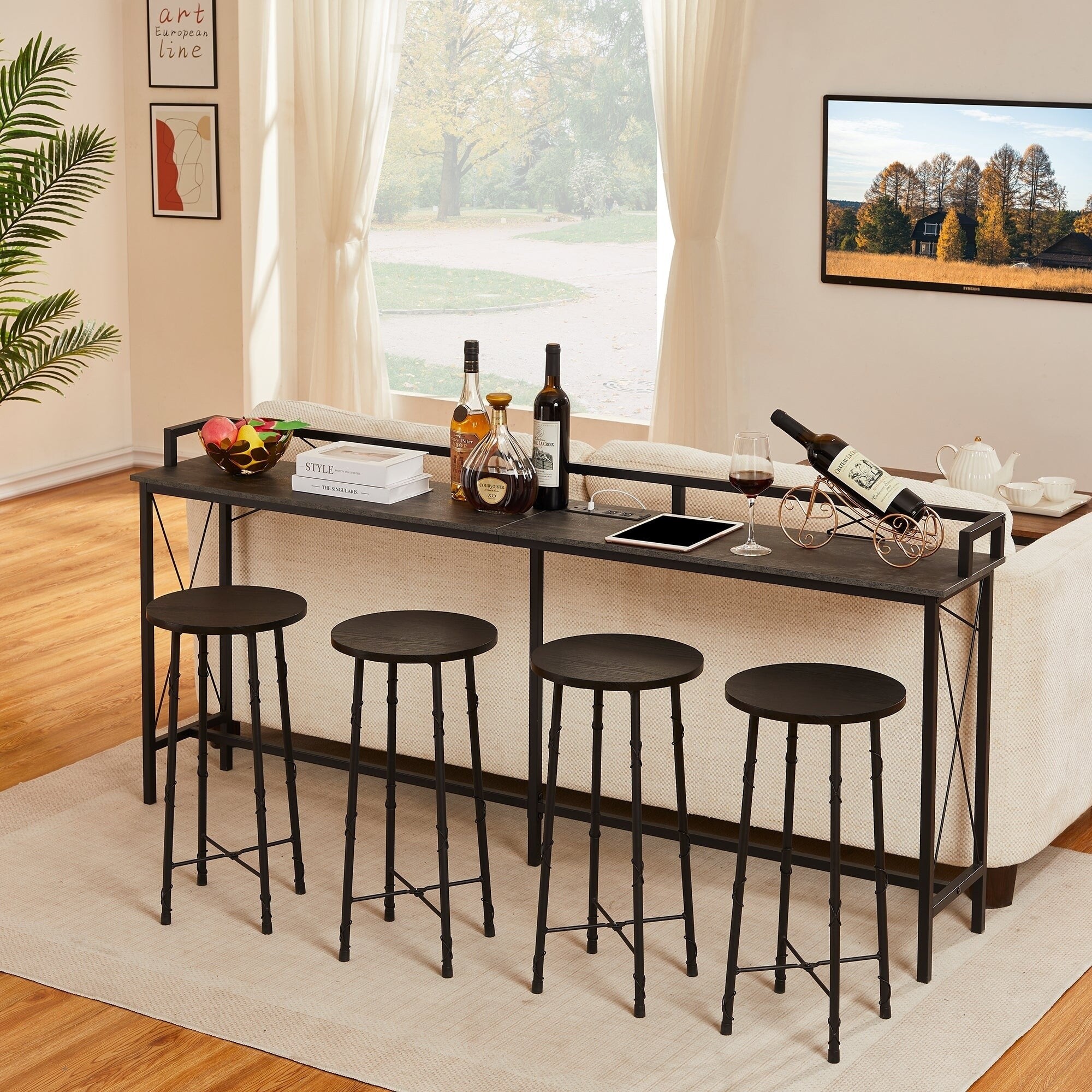 Console table sales with charging station