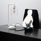 preview thumbnail 20 of 35, Lalia Home Modern Iron Desk Lamp with USB Port and Glass Shade - N/A