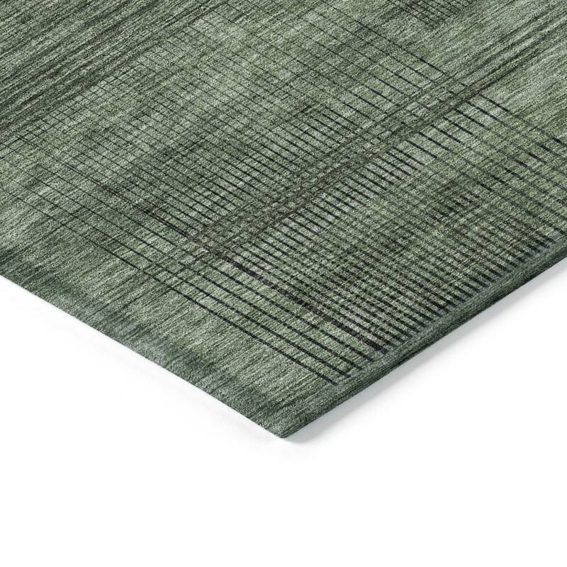 HomeRoots Striped Transitional Rectangle Outdoor Rug