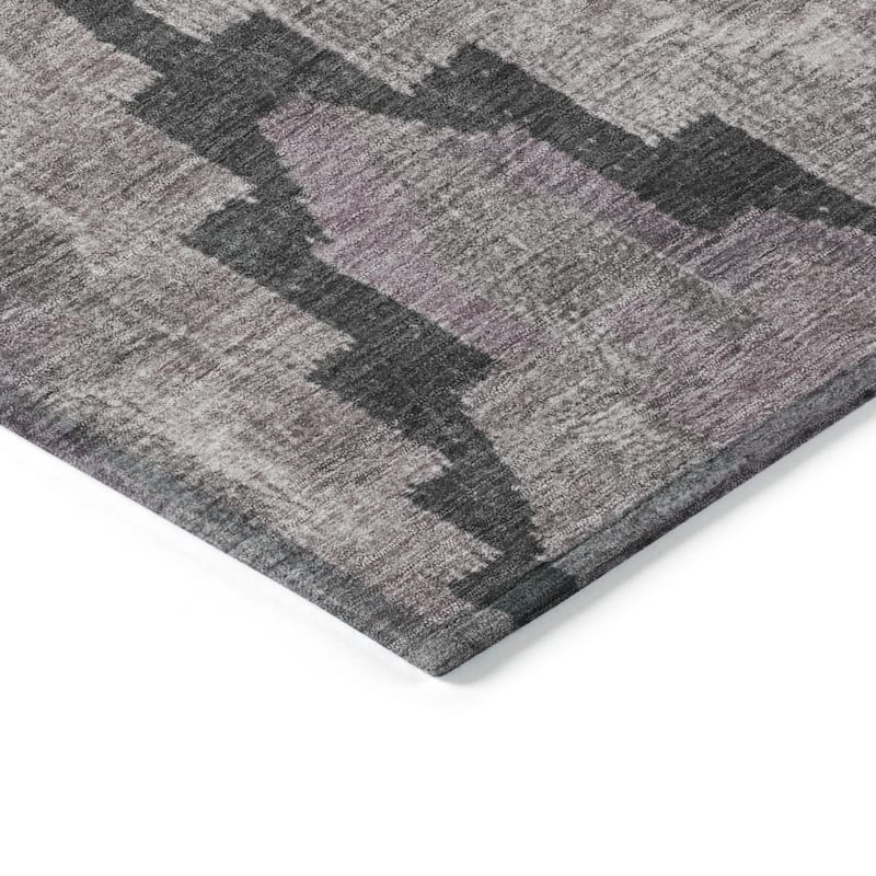 HomeRoots Aztec Transitional Rectangle Outdoor Rug