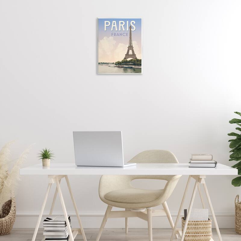 Stupell Paris Tower Landmark Wall Plaque Art Design By Victoria Barnes