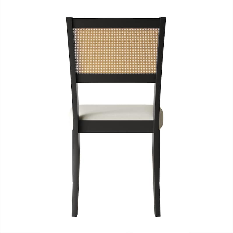 CraftPorch Contemporary 5-Piece Linen Wooden Dining Set