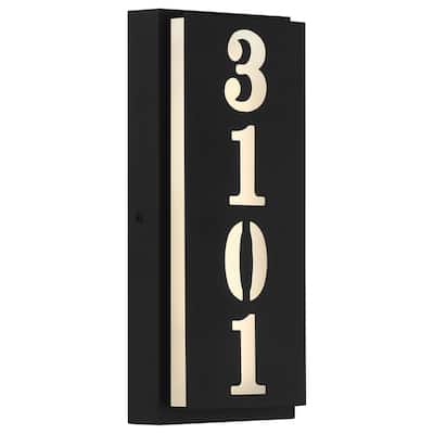 Access Lighting SB-20020LED/ACR Numero 10" Tall LED Wall Sconce