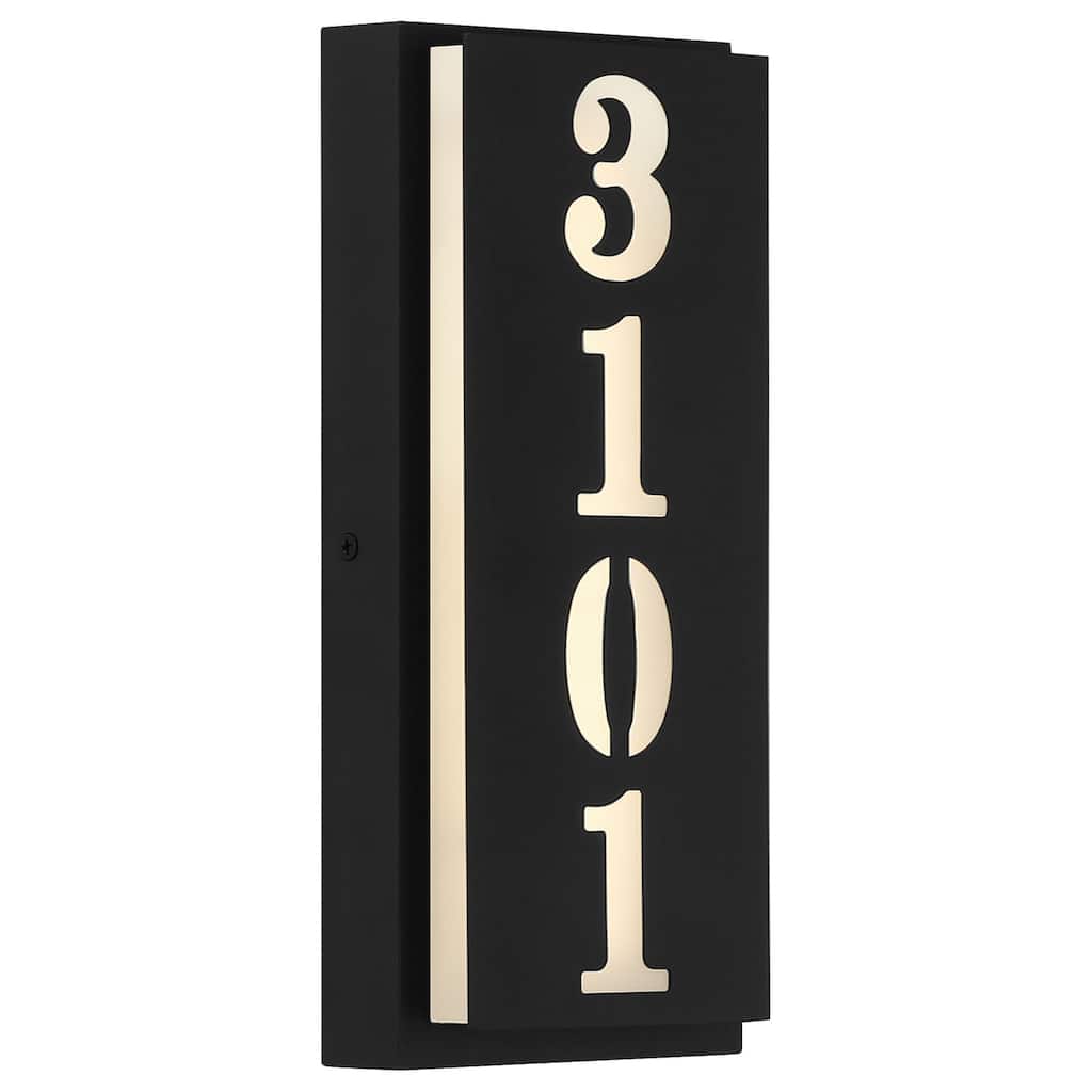 Access Lighting SB-20020LED/ACR Numero 10" Tall LED Wall Sconce
