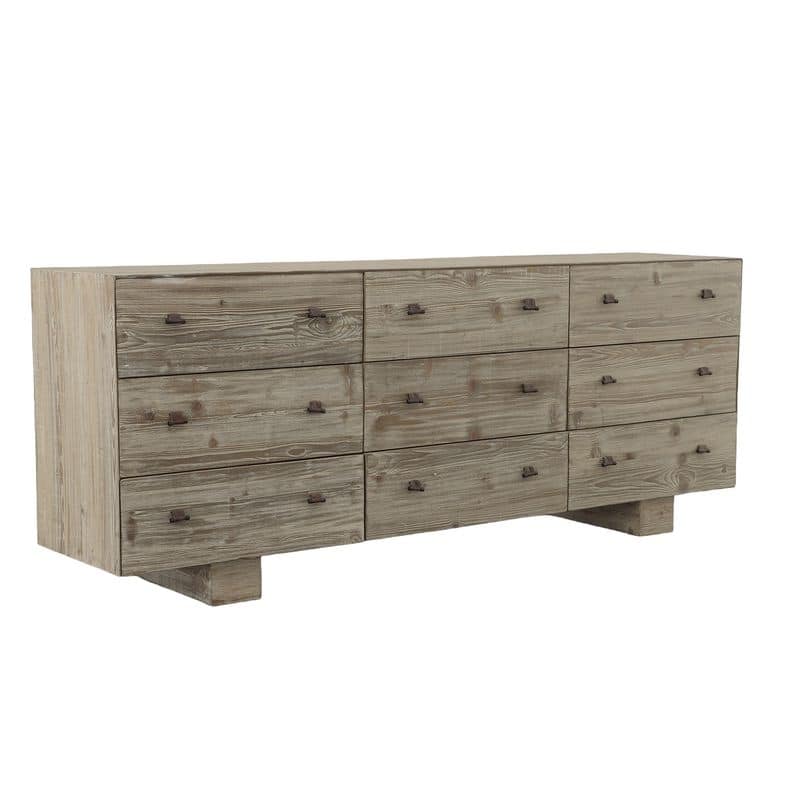 Monroe 9-drawer Chest - Moody grey - 9-drawer
