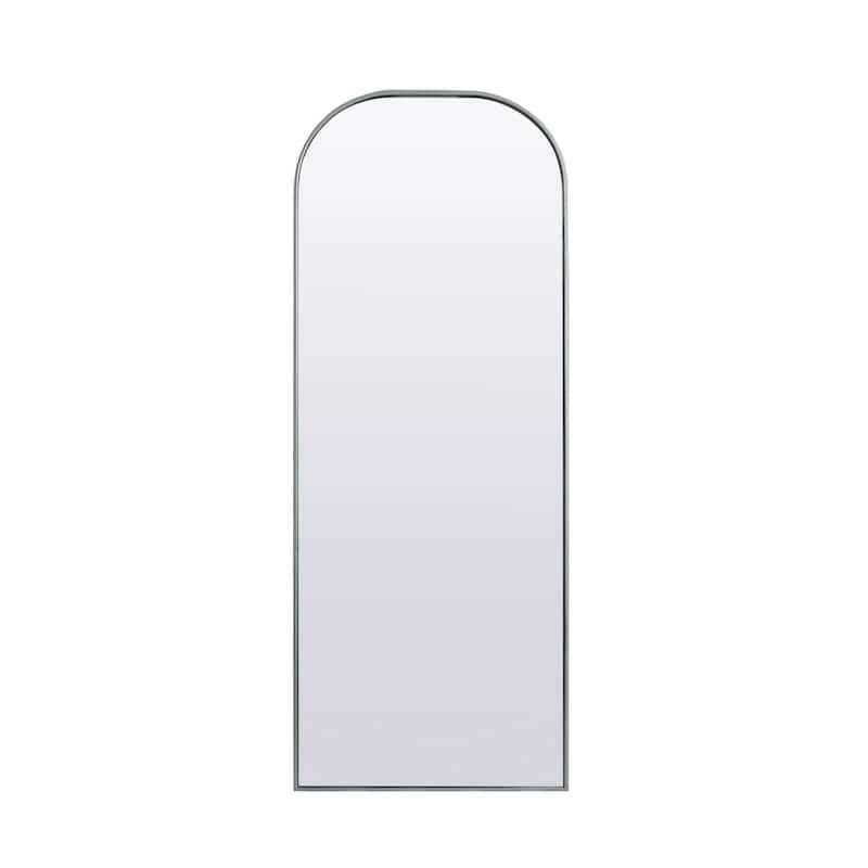 Elegant Lighting MR1B2874 Blaire 28" W x 74" H Modern Arched Bathroom - Silver