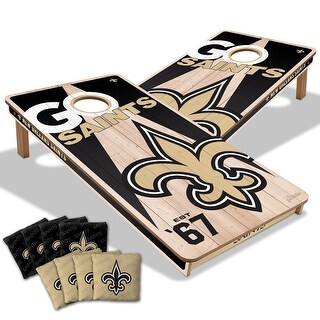 New Orleans Saints NFL 2x4 Cornhole Board Set