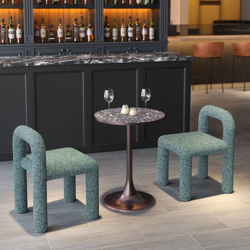 Bite Bistro Table Black & Bronze - Black/Bronze