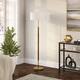 Silver Orchid Gotho Pedestal Contemporary Floor Lamp