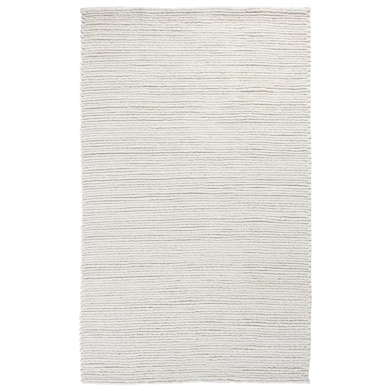 Villa by Classic Home Dawson Wool Blend Handwoven Area Rug - 5x8 - White
