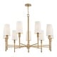 preview thumbnail 4 of 7, Hinkley Lighting 46456 Fenwick 9 Light 42" Wide Chandelier